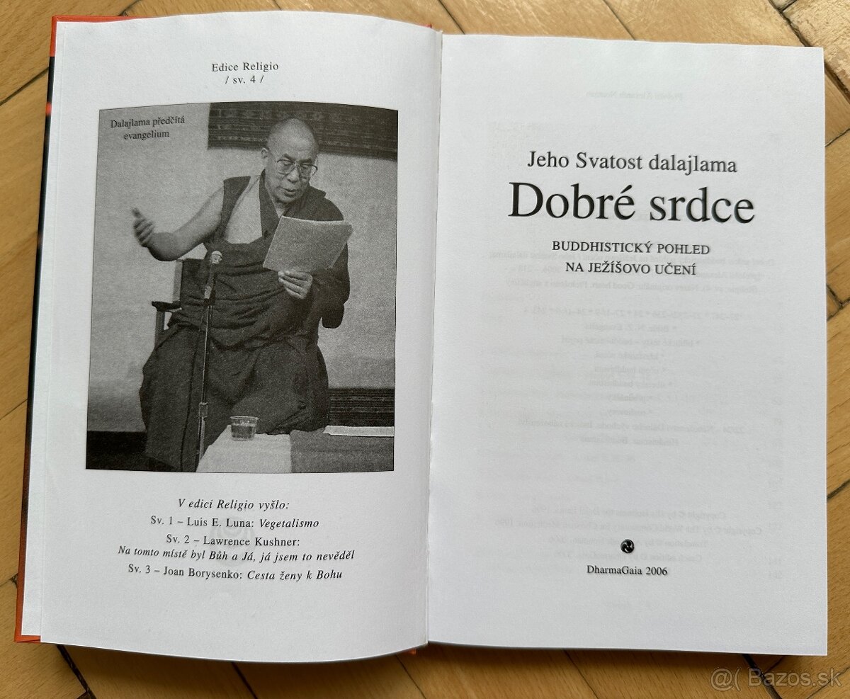 KNIHA Dobré srdce Jeho svatost dalajlama XIV. za 5EUR - 3