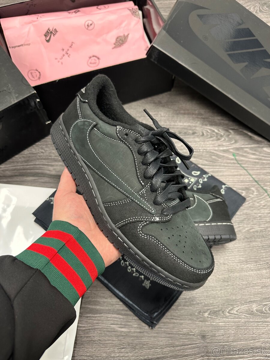 JORDAN 1 RETRO LOW OGTRAVIS SCOTT BLACK PHANTOM" - 3