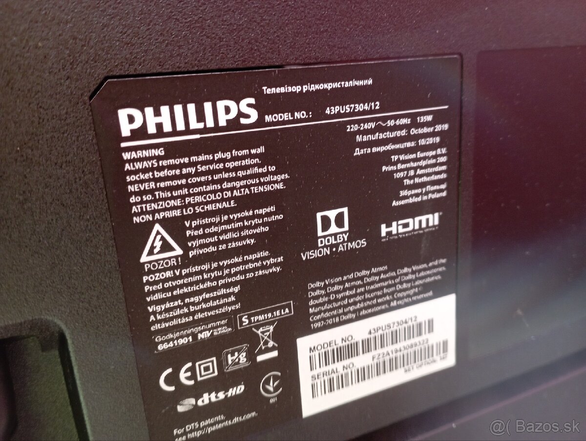 Philips 43PUS7304 Android - 3