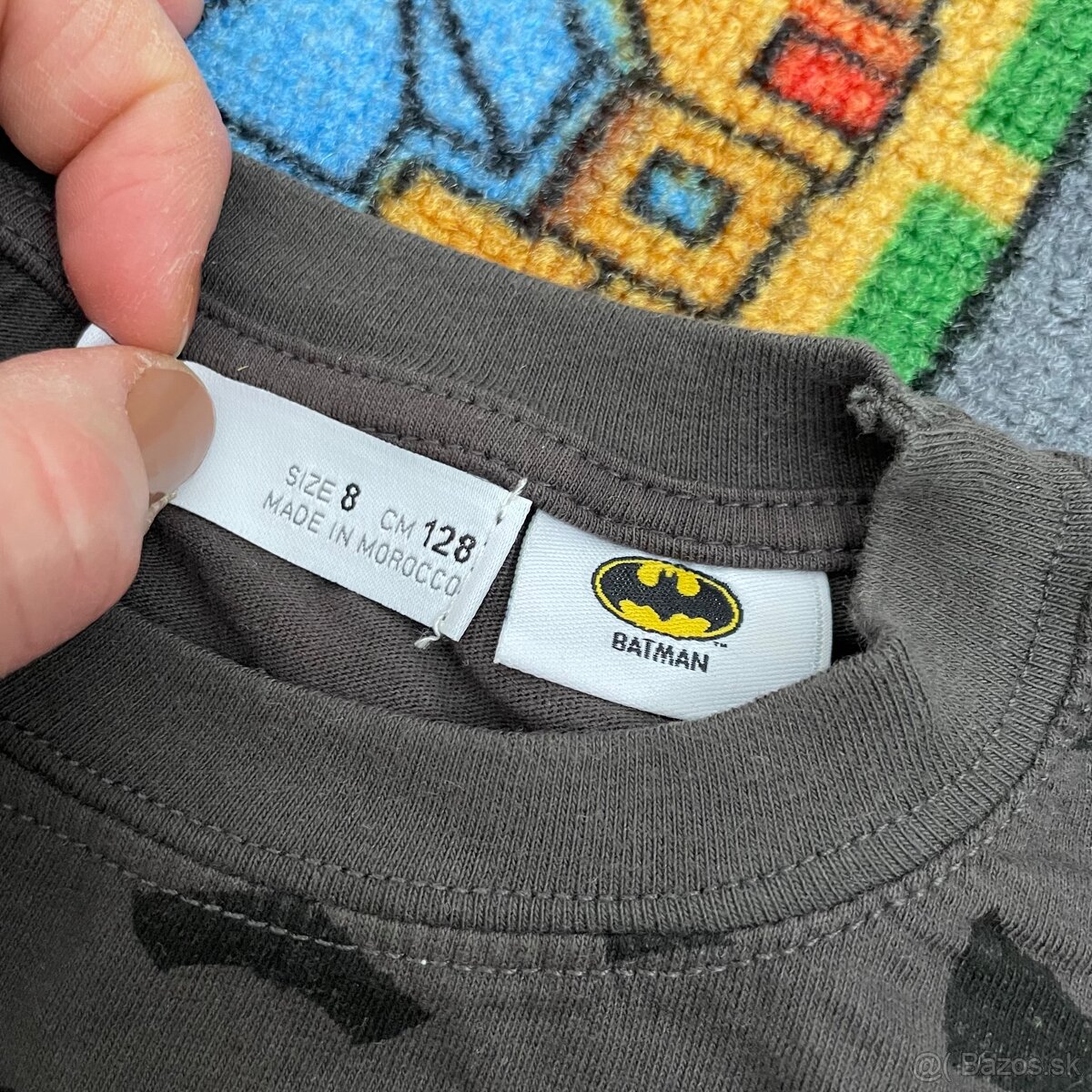 Batman tričko s flitrami v 128 - 3
