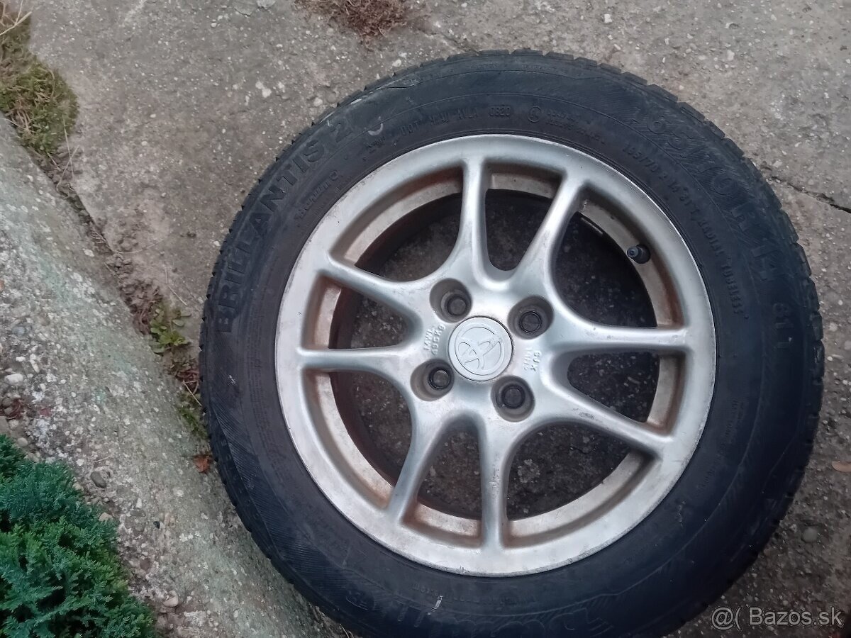 Predám letne pneumatiky ,165/70/r14 - 3