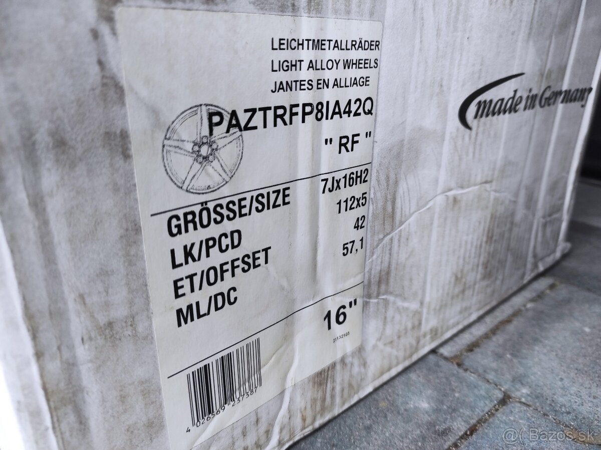 Alu disky R16 5x112 Dezent VW Group - 3