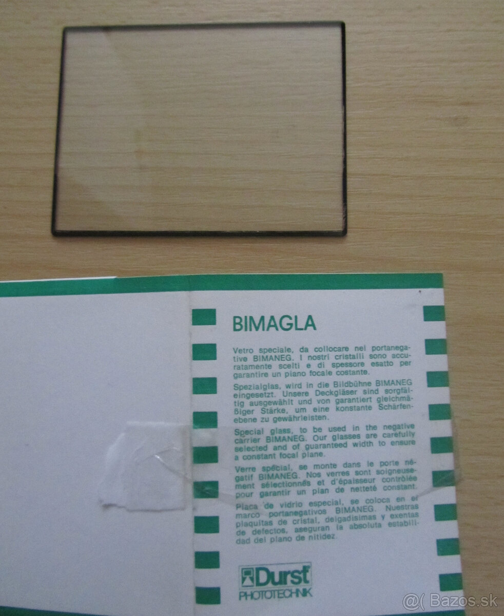 Durst Bimagla nová skla do zvětšováku Durst M805,L900.. - 3