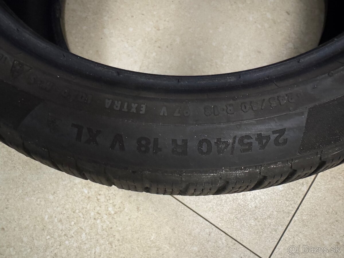 PREDÁM ZIMNÉ PNEUMATIKY CONTINENTAL - 3