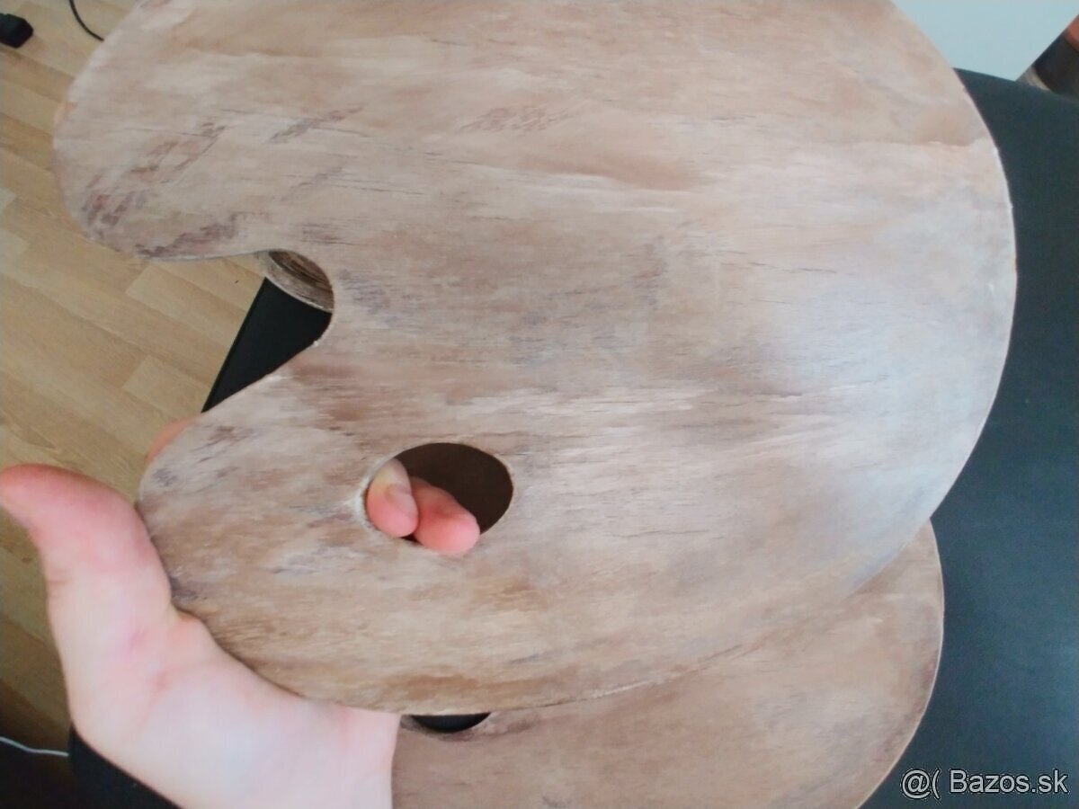 Vintage drevene podlozky/tacky - 3