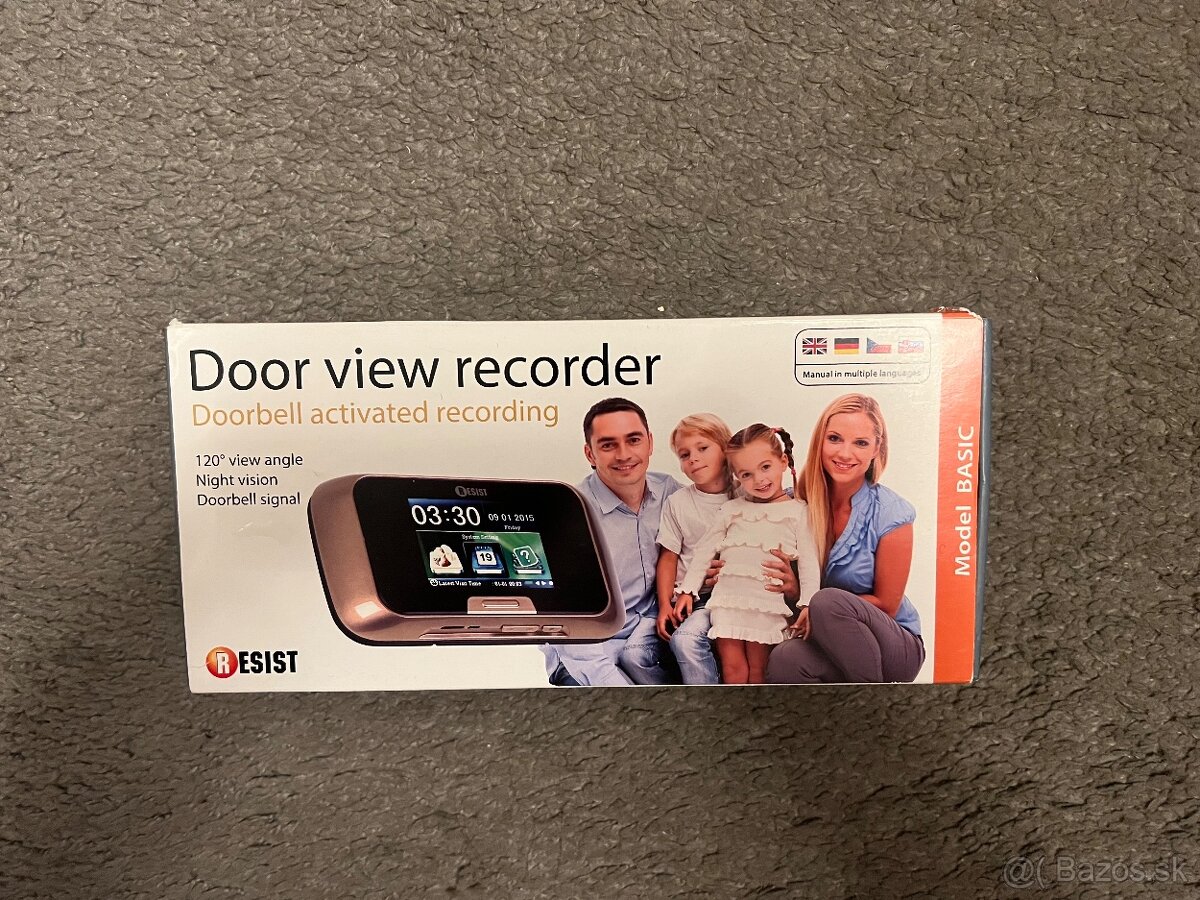 Door View Recorder – dverové kukátko s kamerou - 3