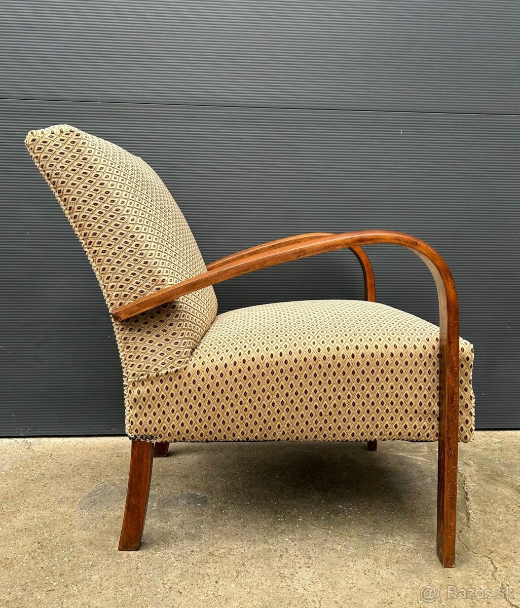 Art deco kreslo Halabala - 3