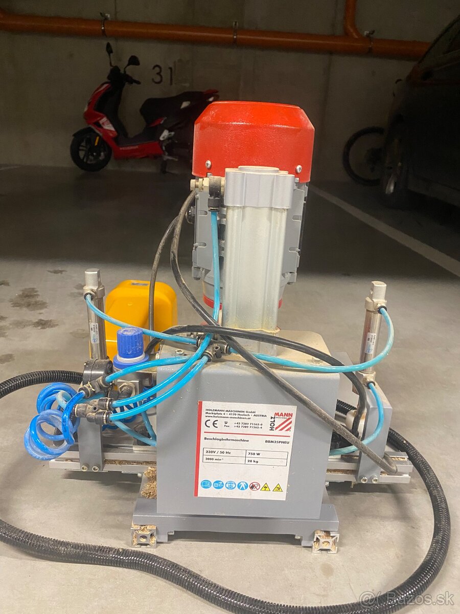 Pneumatická vŕtačka puzdier dverových zámkov - 3