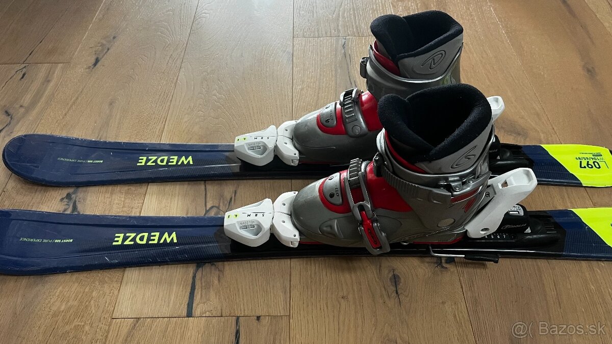 Detské lyže s lyžiarkami - 3