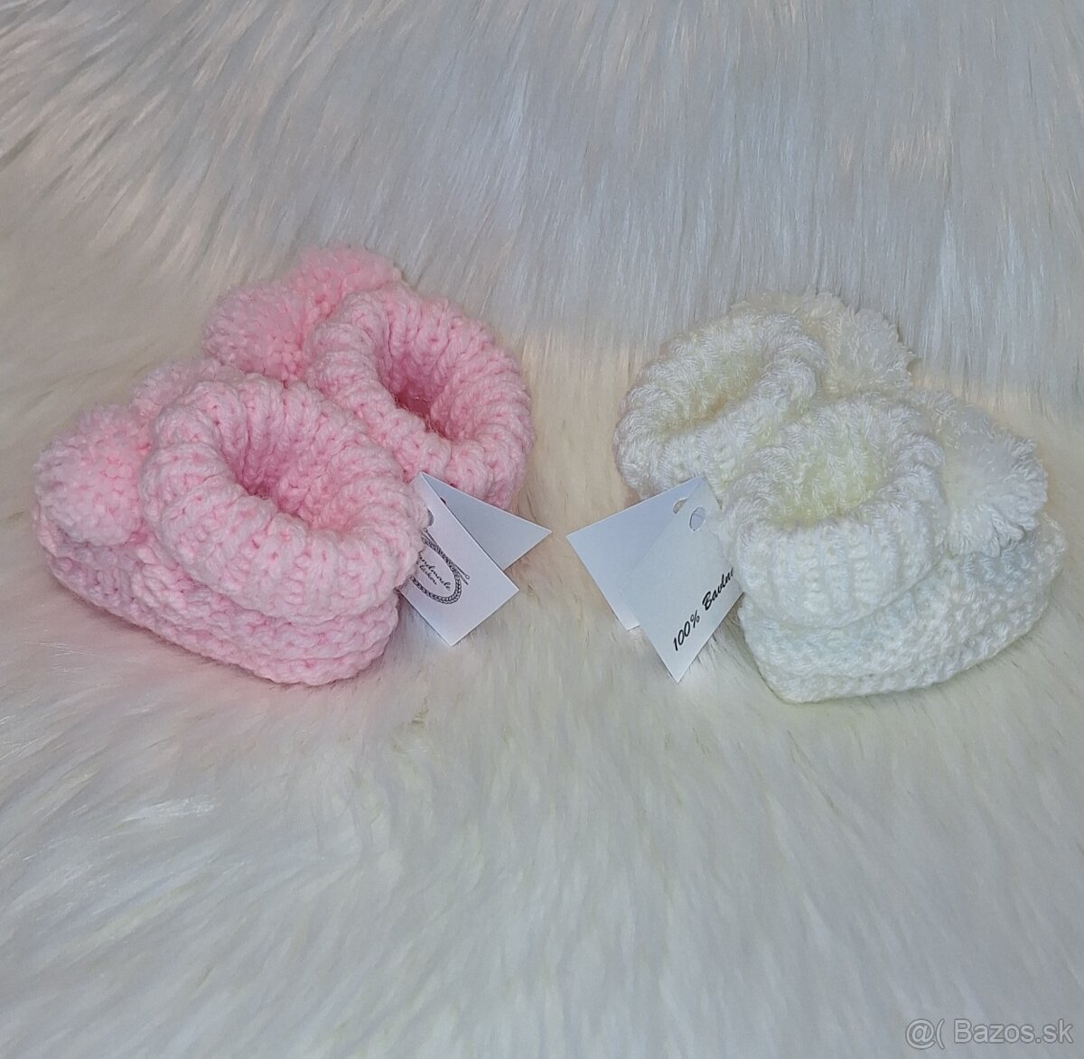 Detské dievčenské topánočky botičky handmade - 3