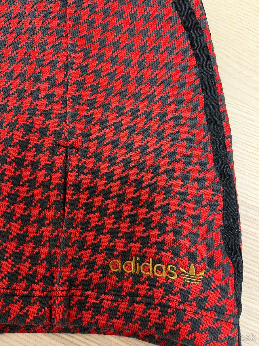 Adidas Originals Tailored červená sukňa XS - 3