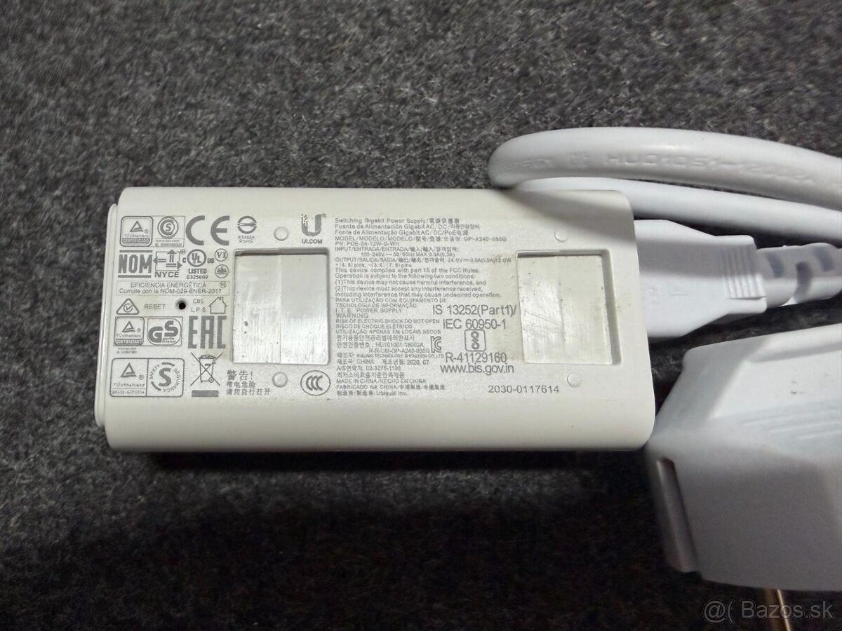 Predám použité UBNТ 24V GBE PoE 0.5A - 3