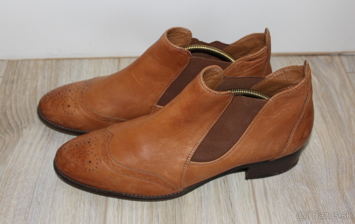 Paul Green kotníkové topánky pravá koža veľk.7 - 3