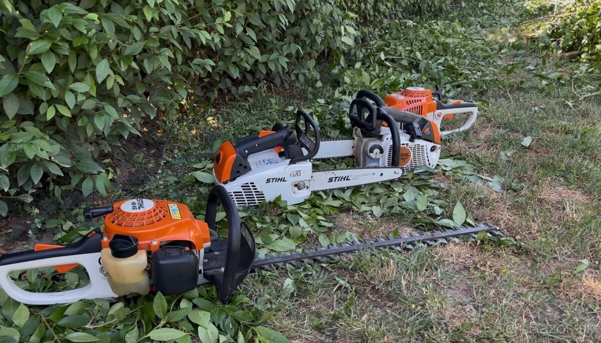 Úprava záhrad a živých plotov, vypiľovanie tují, kosenie - 3