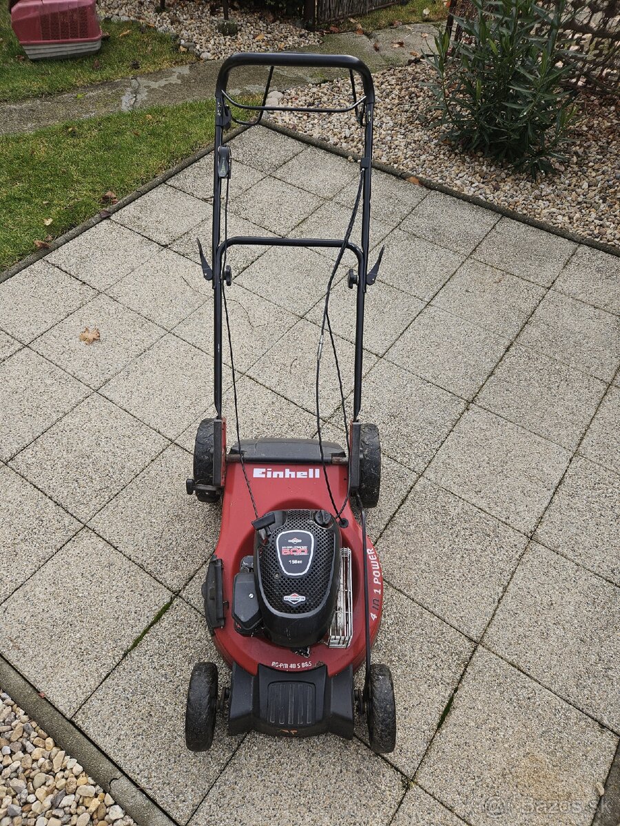 Predám použivanú kosačku einhell RG PM 48 S - 3
