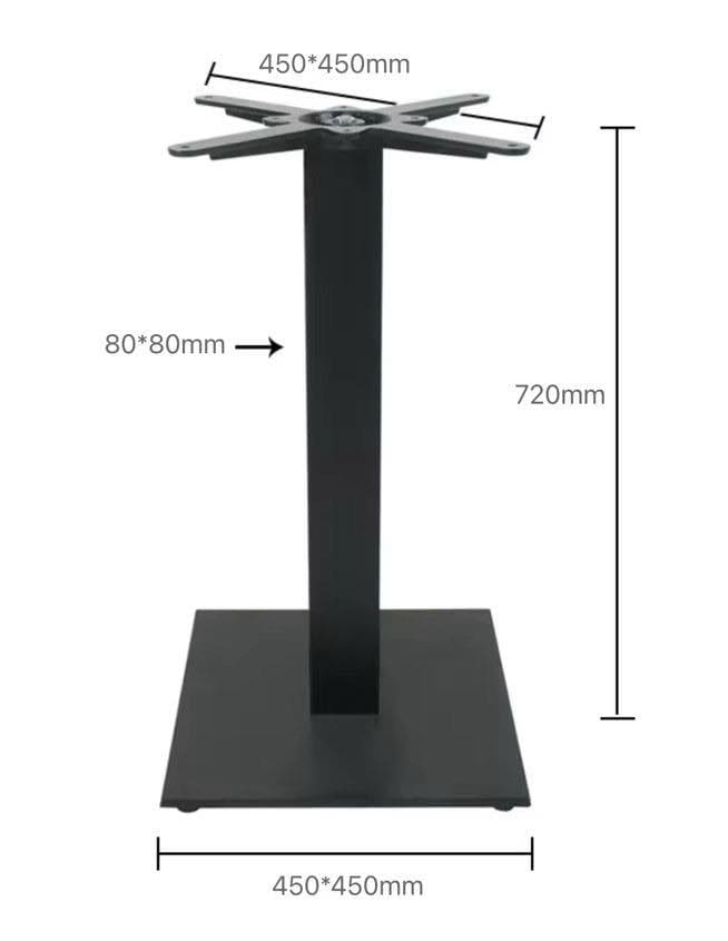 Predám stolové podnože- čierna liatina - 200 ks - NOVE - 3