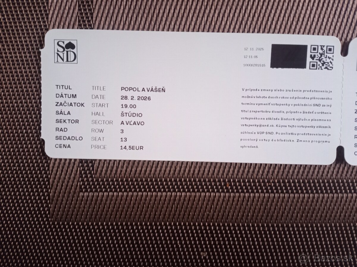 Vstupenky - 3