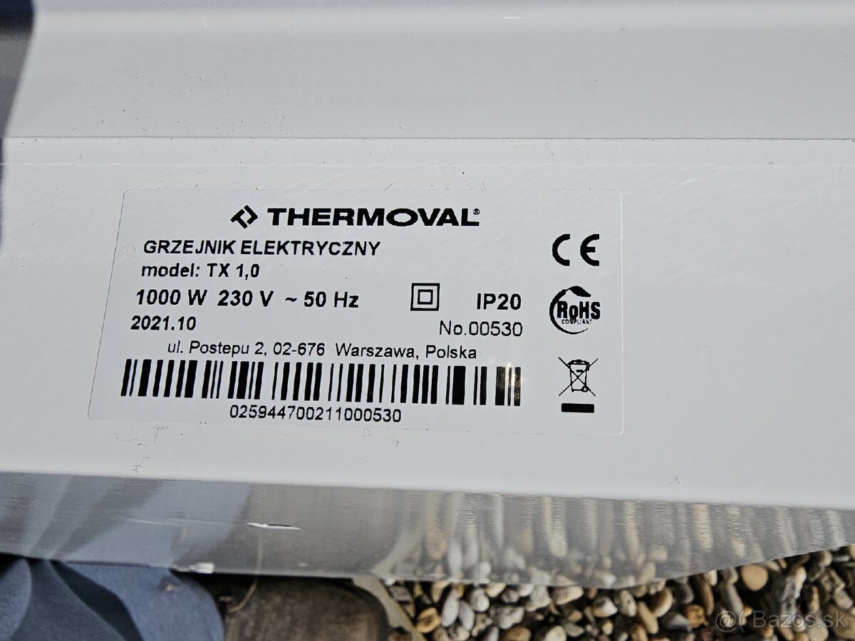 Elektricky konvektor nástenný 1000w - 3