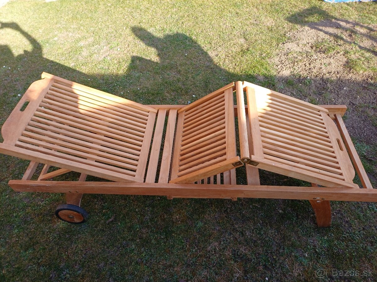 Zahradne drevene lehatko - 3