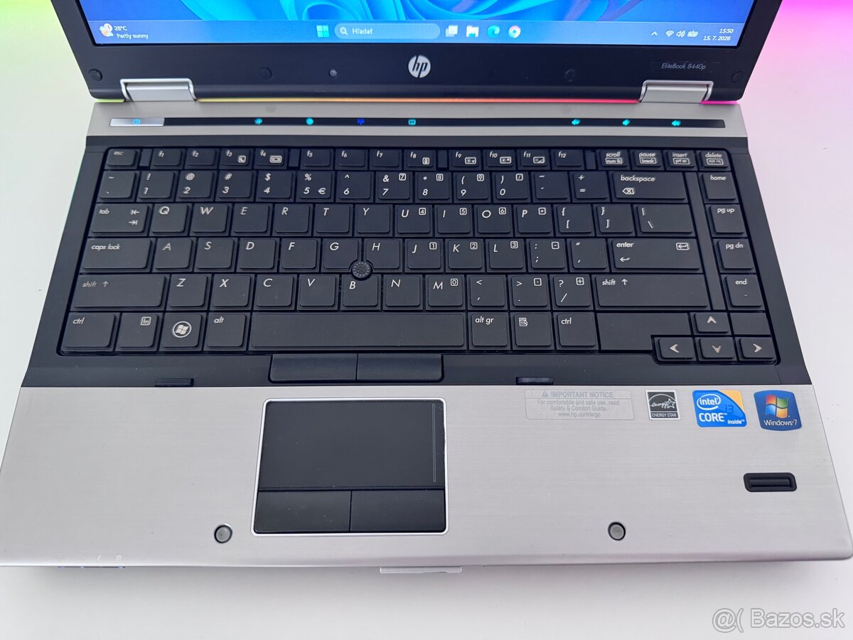 Notebook HP EliteBook 8440p vo vynikajúcom stave - 3
