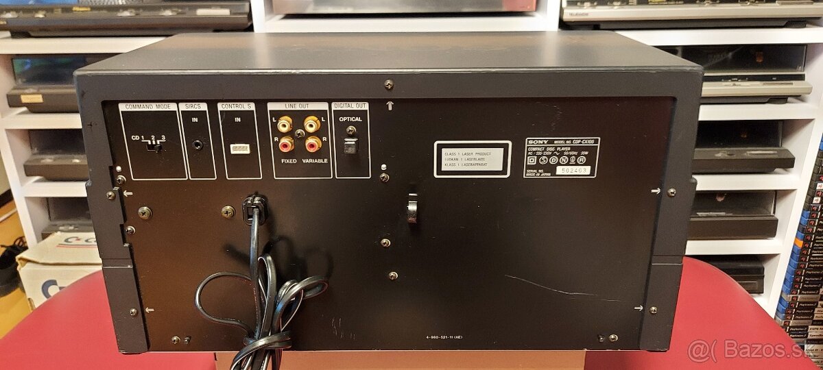 Predám 100 CD meniče Sony CDP-CX100 x2 - 3
