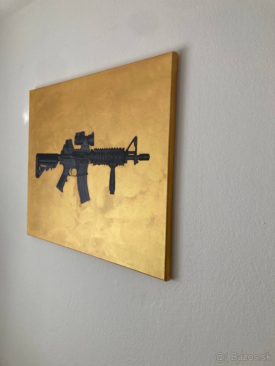 Obraz olejomalba AR15 - 3