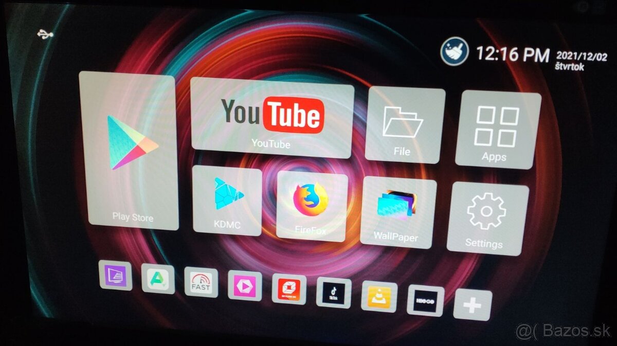 Predám TV Box Android 11 Transpeed 4/64GB 8K S905X4 1000M - 3