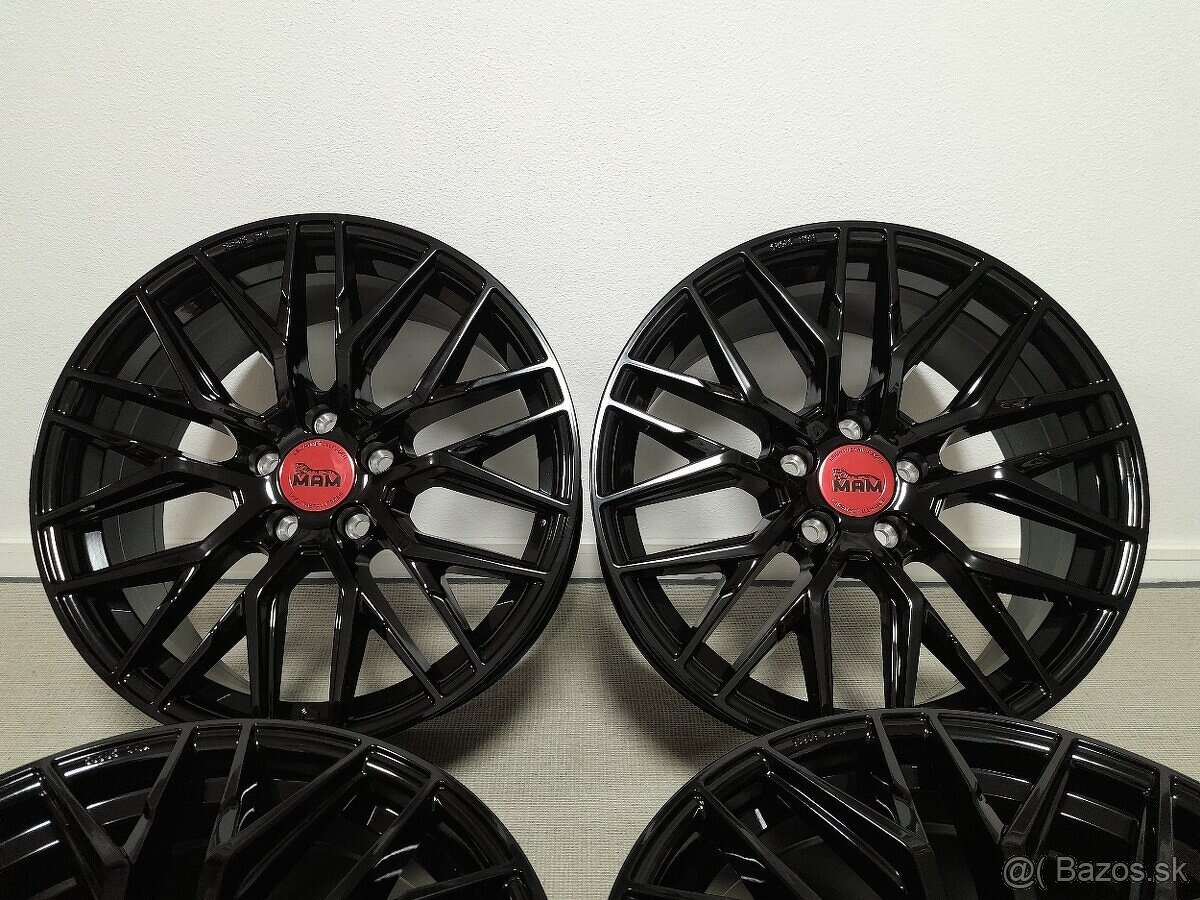 Alu disky R18 5x112 ET45 8J MAM RS4 BP Seat Audi Vw Škoda - 3