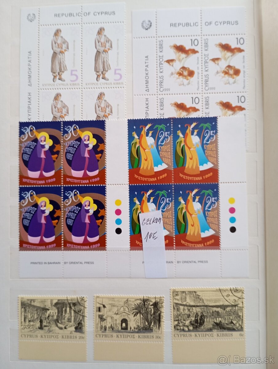 Známky Poľsko a Cyprus - 3