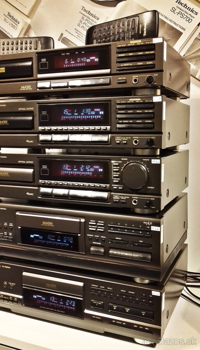 Seria CD prehravac TECHNICS, da sa ovladat s DO, MASH = Cd6 - 3