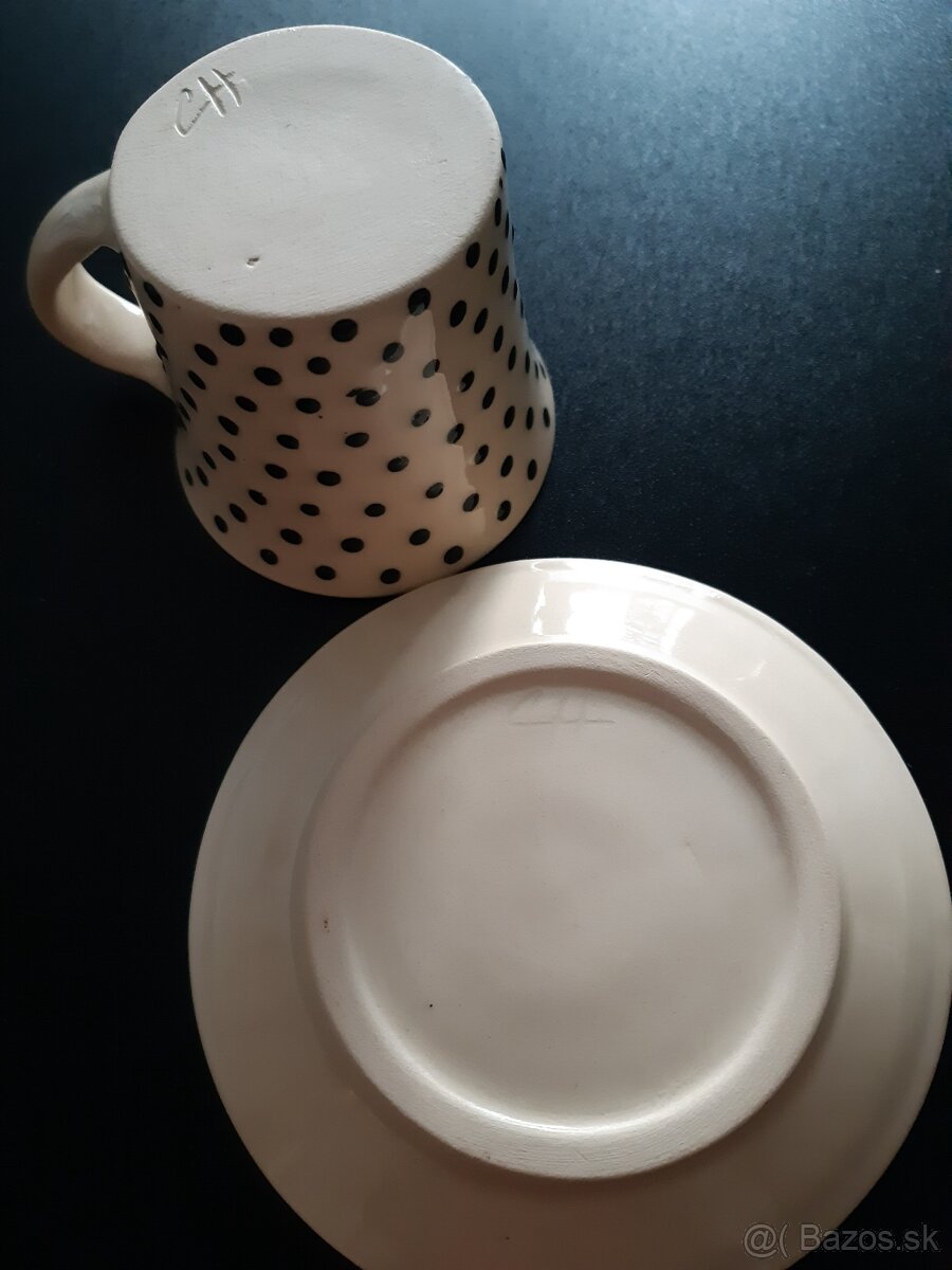 Bodkovane salky na kavu - 3