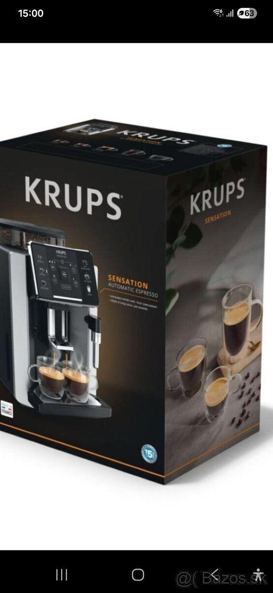 Predám kavovar krups sensation c90 - 3