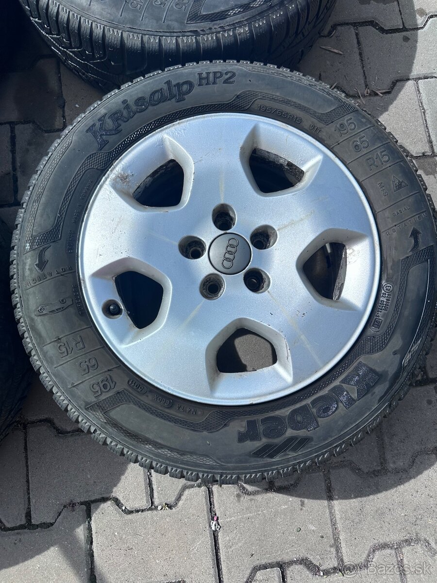 Elektróny+zimne pneu 195/65R15 - 3