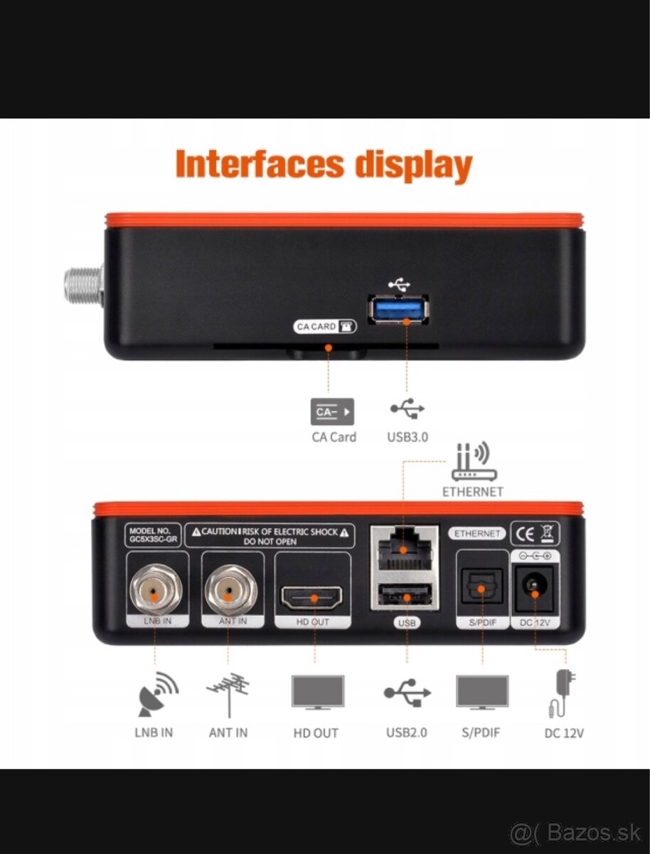 GTMedia GT Combo Tuner Android 9.0 2,4G/5G WiFi - 3