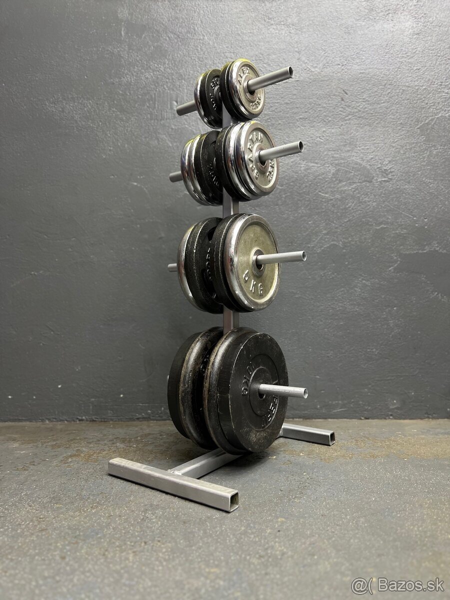 Stojan na kotúče závažie činky - 3