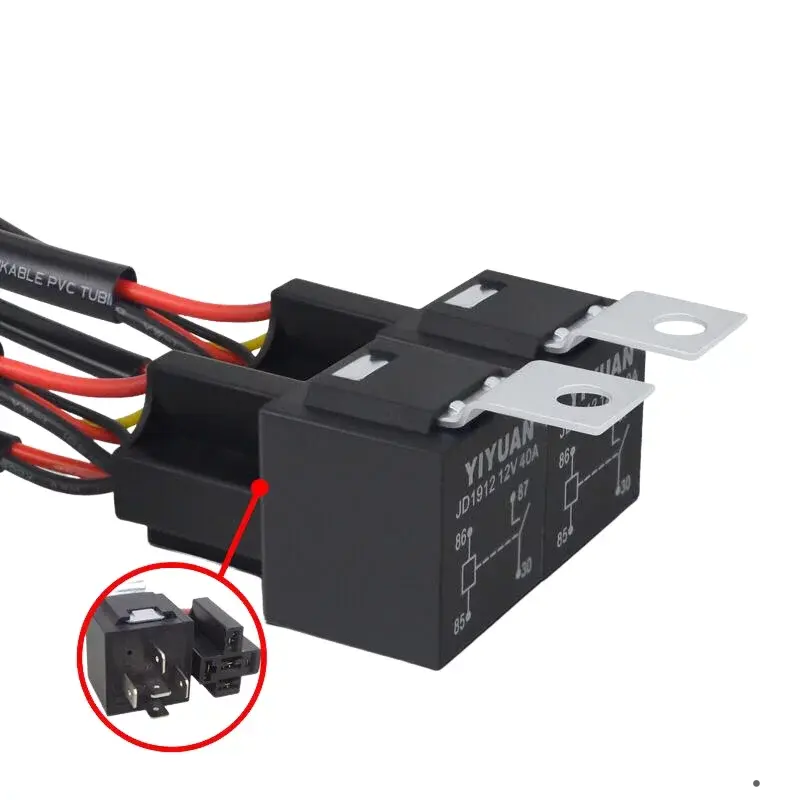 Inštalačný set 40A káble 12V LED svetlá 3 vodiče - 3