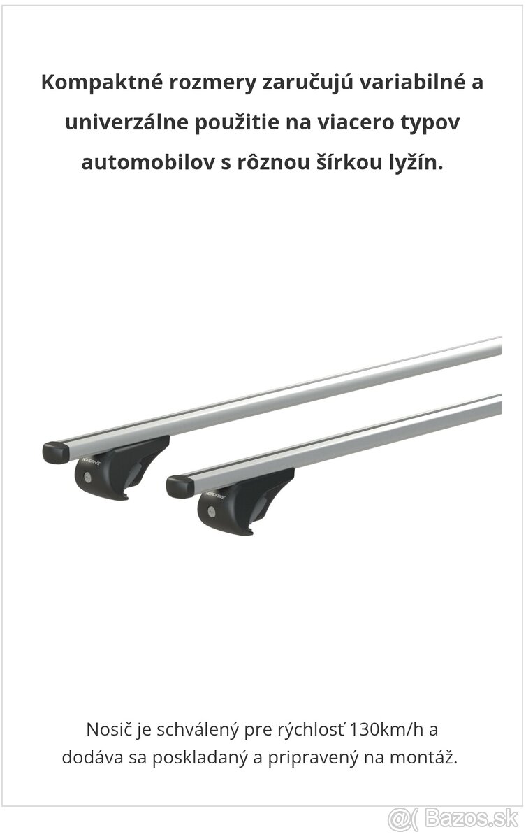 Strešné nosiče (priečniky) NORDRIVE - 3