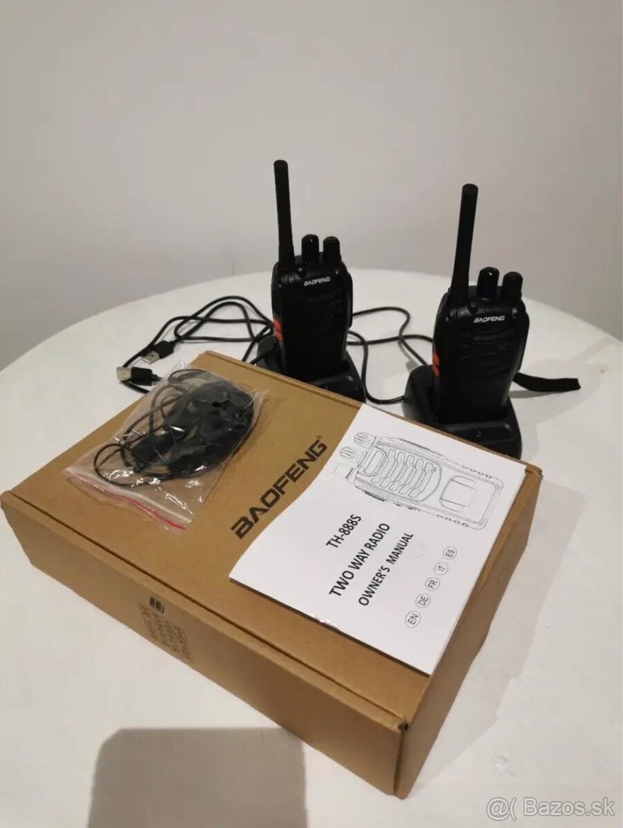 Predám vysielačky BAOFENG – 2 ks (set) - 3
