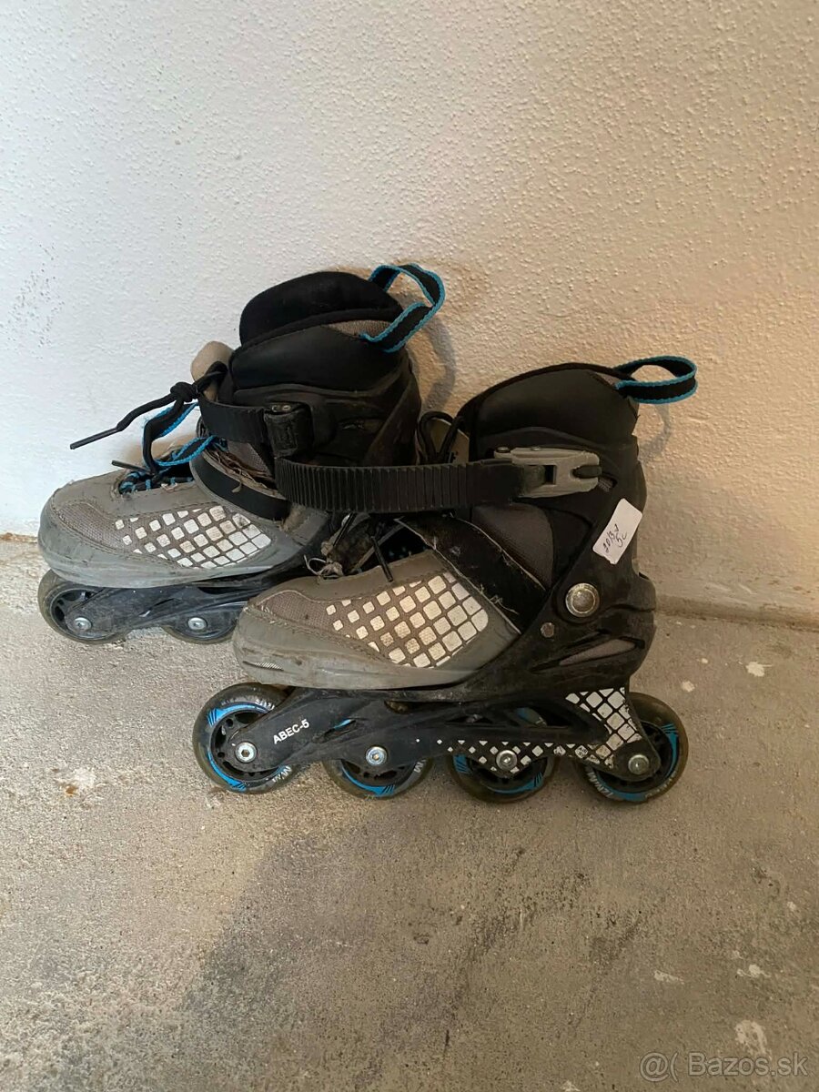 Kolieskové korčule + chrániče - 3