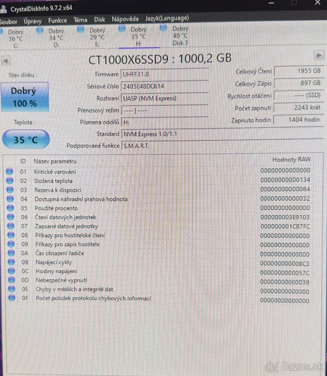 Crucial X6 1TB SSD - 3