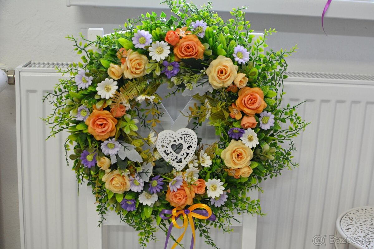 Veniec na dvere marhuľkový - 3