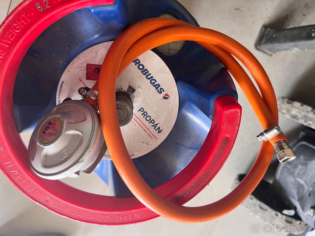 Odľahčená kompozit. plynová fľaša Probugas+regulátor+hadica - 3
