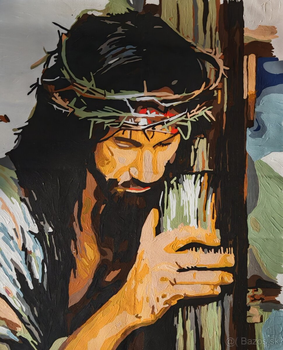 Ručne maľované obrazy Ježiša - 3