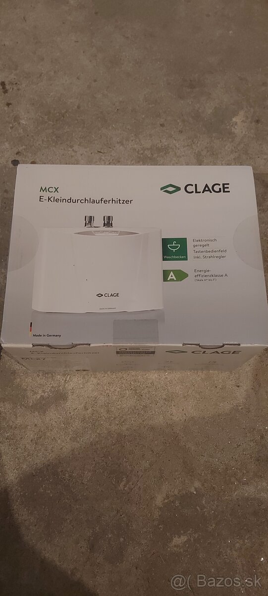 Prietokový ohrievač Clage MCX7 - 3