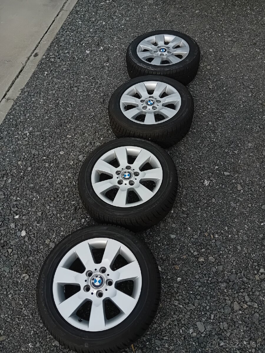 Alu kolesá orig. BMW 5x120R16 + zimné pneu - 3