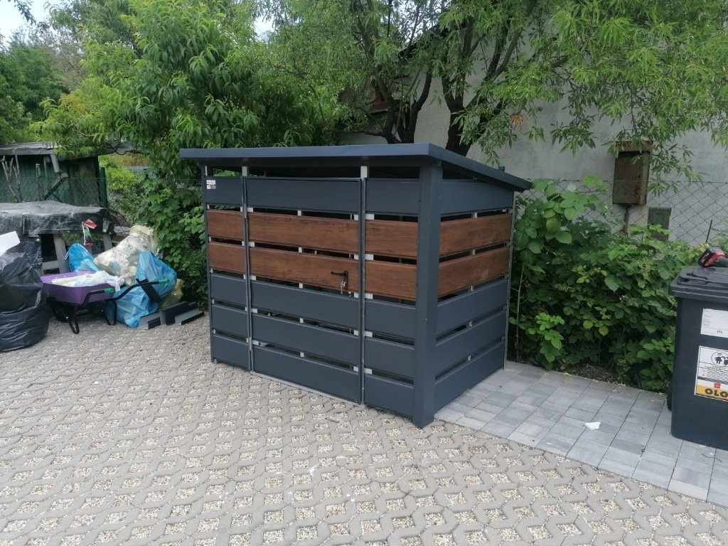 Odpadový prístrešok 2x1,5 - 3