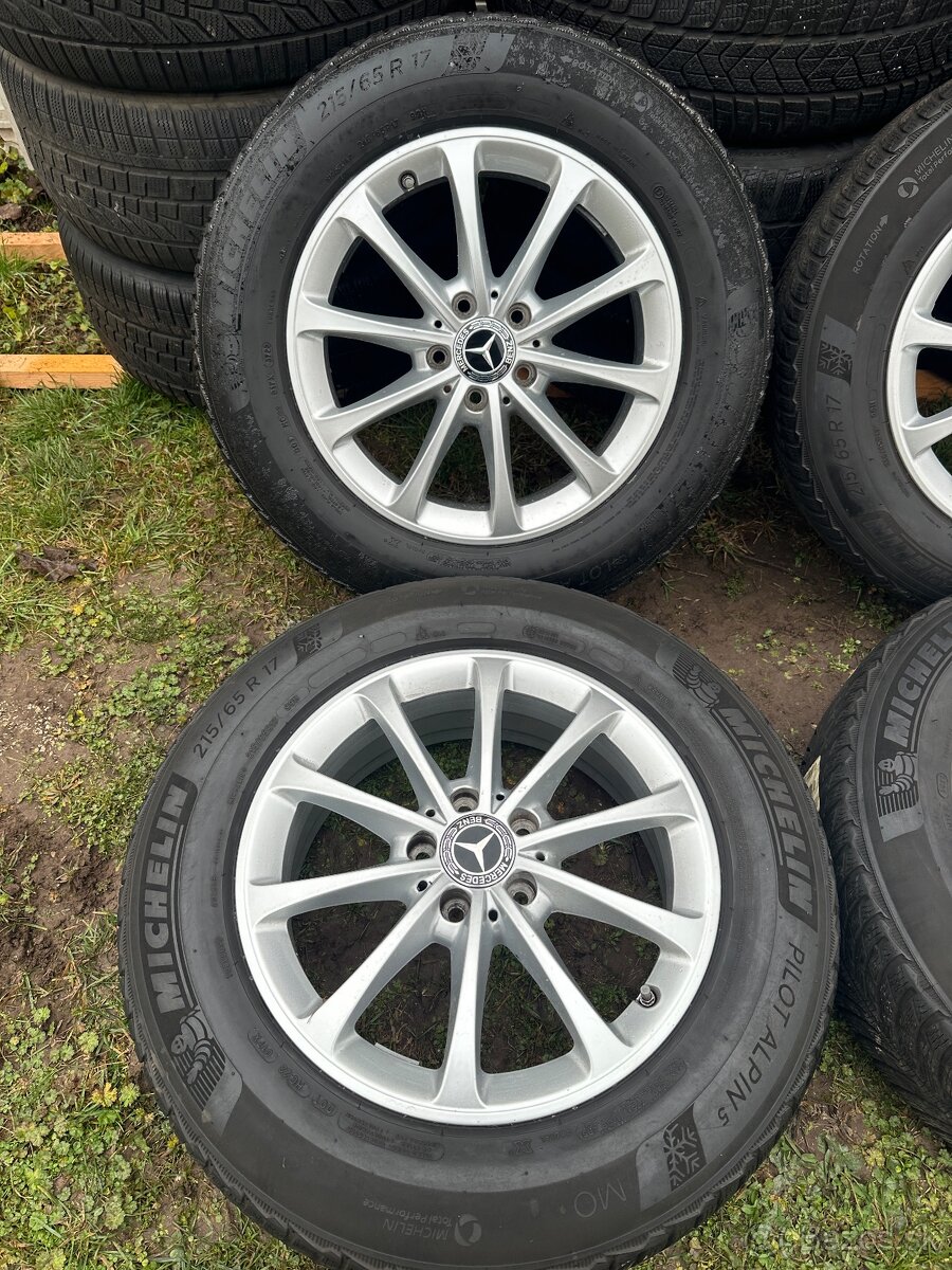 Mercedes GLA zimná sada r17 + 215/65 Michelin - 3