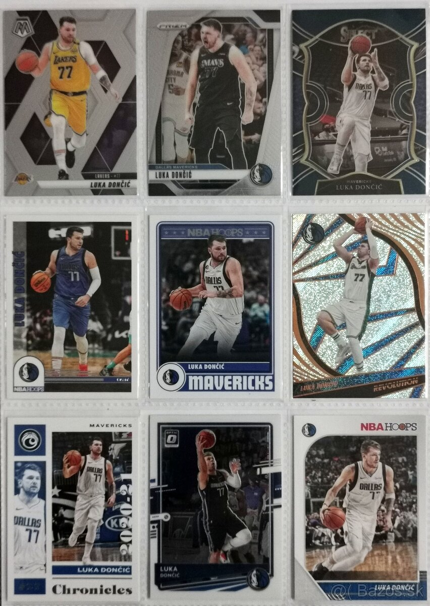 NBA karty - Luka Dončič (45 kariet) - 3