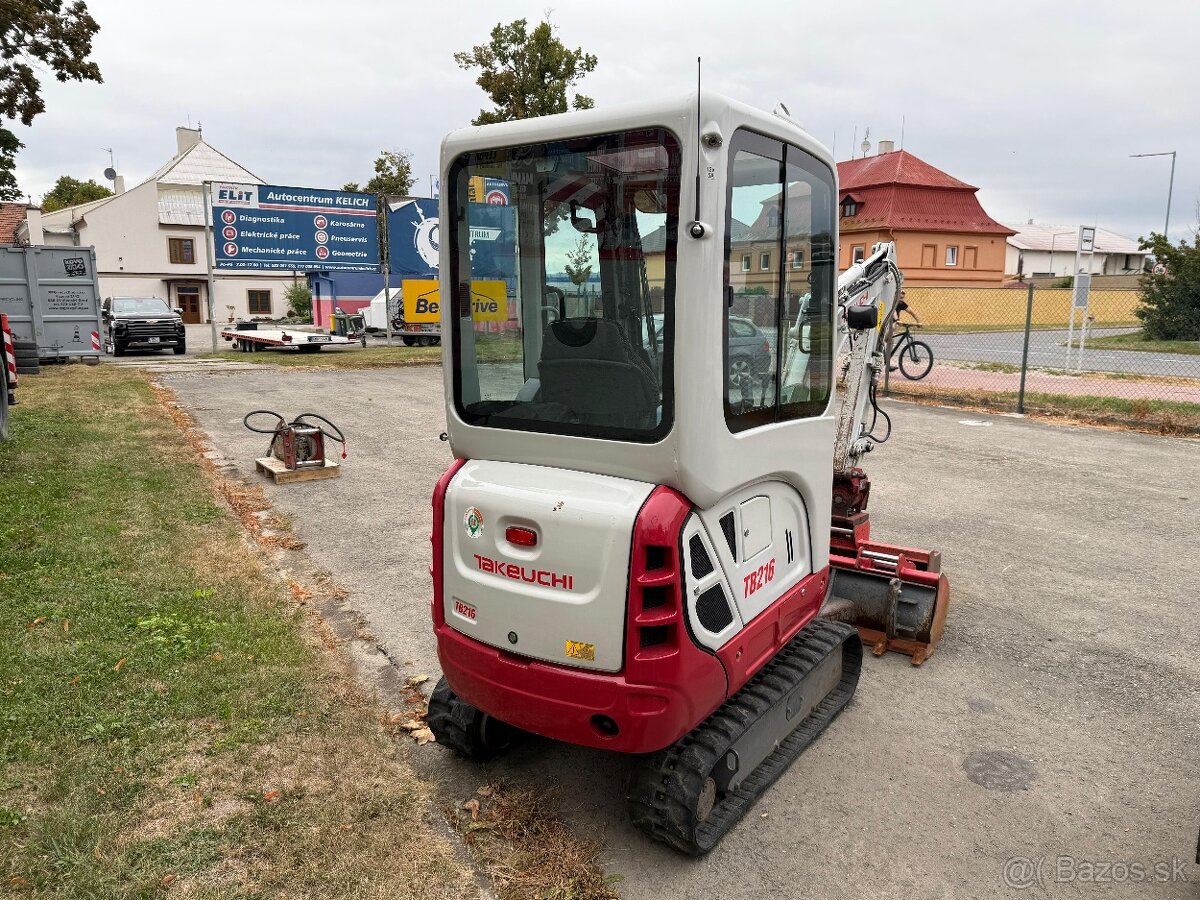 TAKEUCHI TB 216 - RV 2021 - servis VLW - powertilt - 3