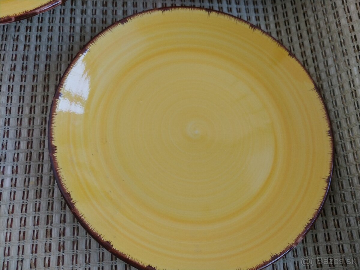 Keramická súprava 3 ks, žltá farba, nová - 3